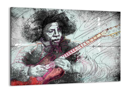Obraz Na Płótnie - Gitara Muzyka  - 70X50 Cm - Aa70X50-2559 na Arena.pl