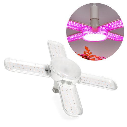 Żarówka Lampa Do Uprawy Wzrostu Roślin 40W E27 Oświetlenie LED Mocna na Arena.pl