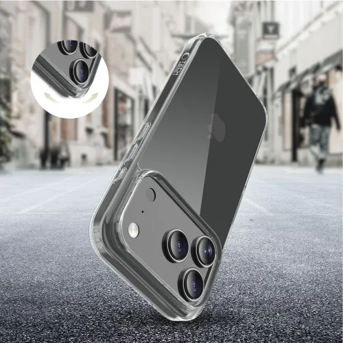 etui tech-protect flexair hybrid na iphone 17 pro - przezroczyste na Arena.pl