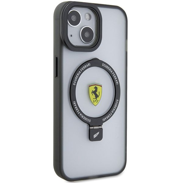 Etui Ferrari do iPhone 15 Plus, iPhone 14 Plus, Czarny MagSafe zdjęcie 4