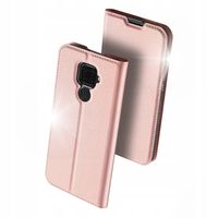 Etui z klapką niktrade do Huawei Mate 30 Lite różowy