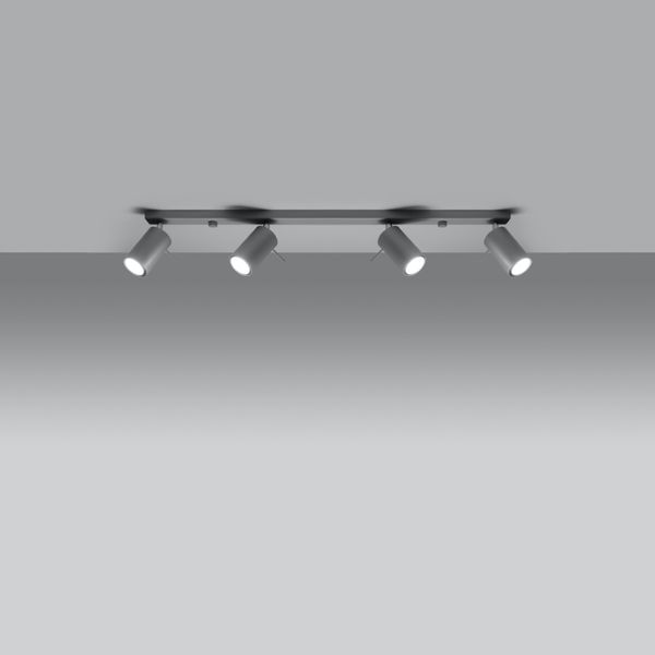 Plafon RING 4L szary zdjęcie 3