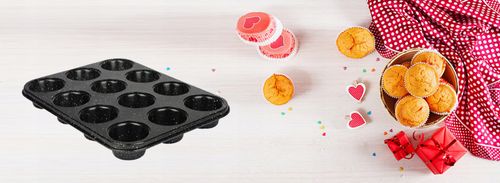 FORMA DO MUFFINEK BLACHA NA 12 FOREMKA BABECZKI na Arena.pl