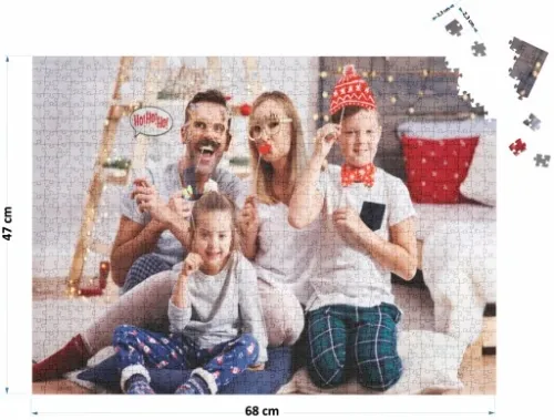 FOTO PUZZLE Z WŁASNYM ZDJĘCIEM GRAFIKĄ OBRAZEM Z PUDEŁKIEM 1000 elementów na Arena.pl