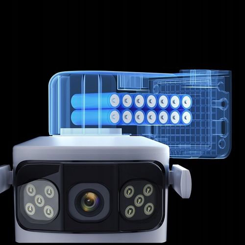 PODWÓJNA KAMERA SOLARNA 2W1 NA KARTE SIM 4G LTE ZEWNĘTRZNA OBROTOWA GSM na Arena.pl