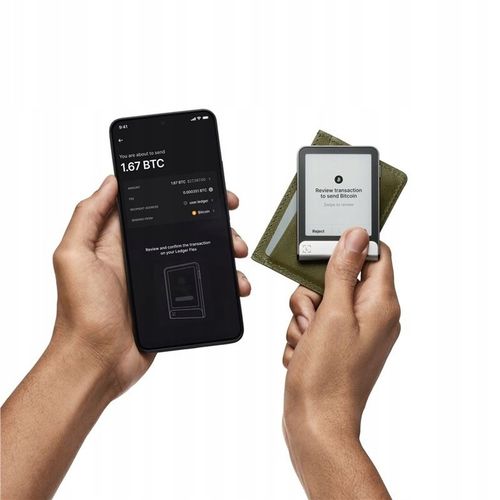 Ledger Flex bezpieczny portfel kryptowalut BTC ETH, dotykowy ekran Gorilla na Arena.pl