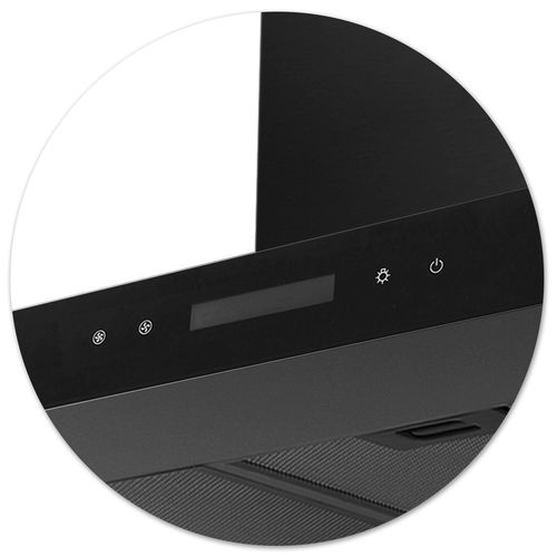 Okap kuchenny 90 cm Czarny Berdsen BE-90S na Arena.pl