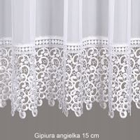 GIPIURA,KORONKA BIAŁA-ANGIELKA 15CM