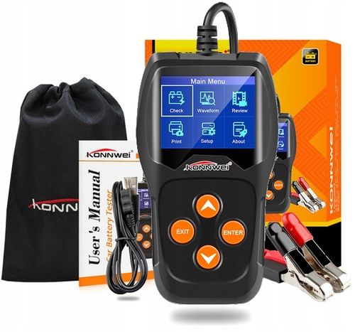 TESTER DO BATERII AKUMULATORÓW 12V Konnwei KW600 na Arena.pl