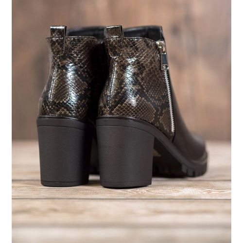 Botki Na Platformie Snake Print r.36 na Arena.pl