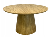 Stolik kawowy okrągły fi 80cm nowoczesny grzybek do salonu DĄB