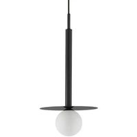 Wisząca lampa URUAPAN LE42886 kapelusz do salonu czarny biały outlet