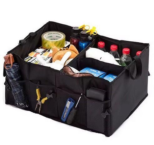 ORGANIZER SAMOCHODOWY CZARNY NARZĘDZIÓWKA BOX PUDŁO DO BAGAŻNIKA zdjęcie 1