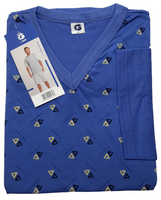 Polska Męska piżama z krótkim rękawem  XL