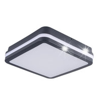 PLAFON LAMPA SUFITOWA KANLUX BENO 38787 12-18W CCT-L G IP65 GRAFITOWY