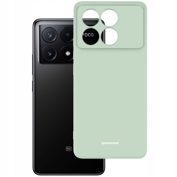 Spacecase Silicone Case Poco X6 Pro 5G Mint zdjęcie 3