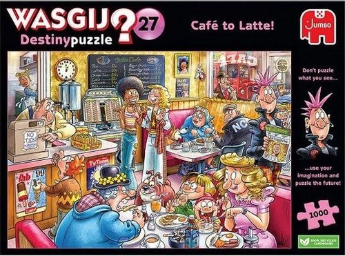 Puzzle 1000 elementów Wasgij Kawiarnia na Arena.pl