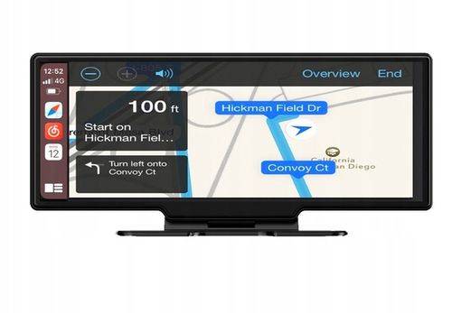Stacja Ekran Monitor Nawigacja Rejestrator 4K Kamera Android Auto CarPlay na Arena.pl