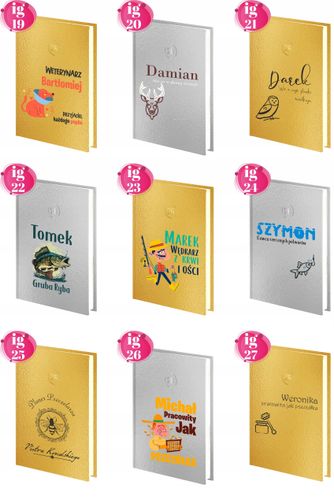 PLANER murarz tynkarz DZIENNY kalendarz książkowy A4 złoty srebrny na Arena.pl