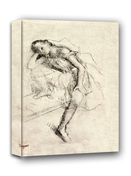 Dancer at Rest, Edgar Degas - obraz na płótnie 70x100 cm zdjęcie 1