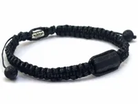 BRANSOLETA sznurek TURMALIN lawa 16,5cm [B770]