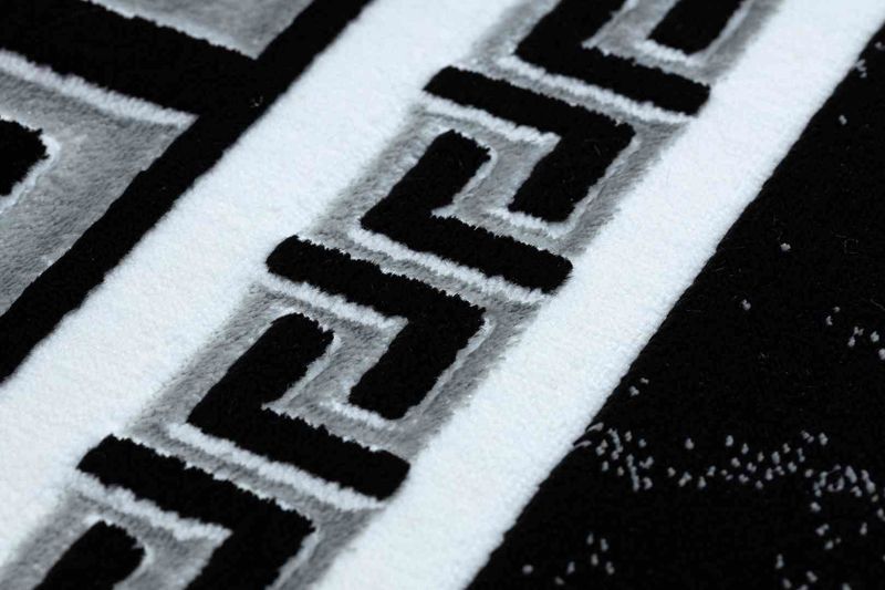 RUG/LU/MOSSE/FRAME/BLACK+GREY/60x300 zdjęcie 5