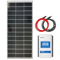 ZESTAW SOLARNY MONOKRYSTALICZNY KAMPER 160W + REGULATOR MPPT