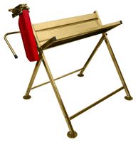 Stojak do cięcia drewna z uchwytem na piłę składany stojak koziołek kobyłka