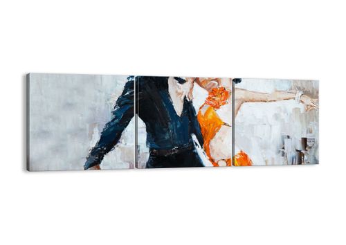 Obraz Na Płótnie - Samba Tancerze - 90X30 Cm - Ca90X30-3772 na Arena.pl