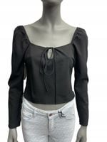 ABERCROMBIE&FITCH TOP CZARNY ROZMIAR M
