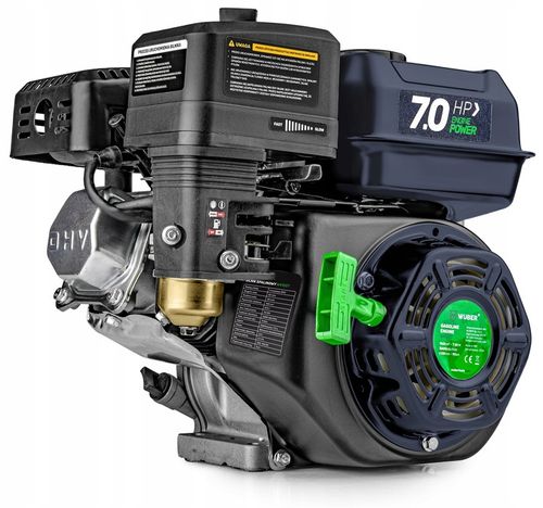 SILNIK SPALINOWY BENZYNOWY ZAGĘSZCZARKI GLEBOGRYZARKI 7KM 20MM OHV + OLEJ na Arena.pl