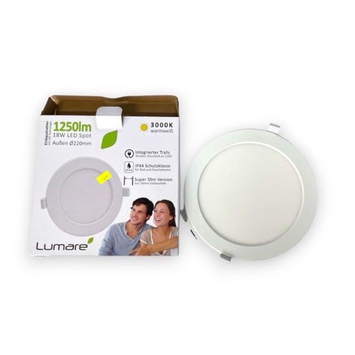 Reflektor Led 18W Wpuszczany Głęb. 26Mm Ip44 3000K na Arena.pl