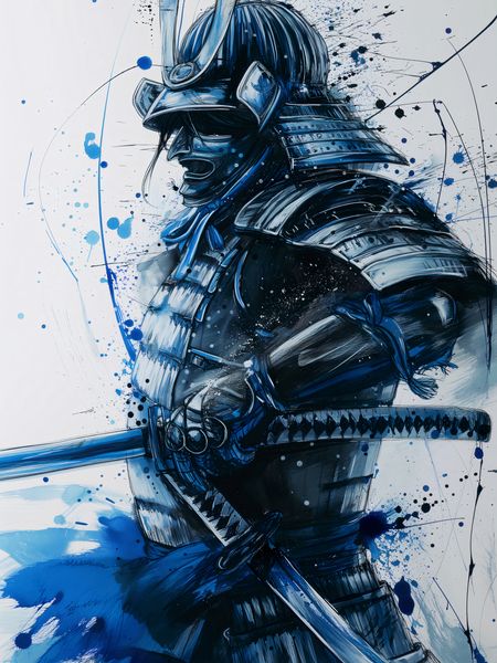 Plakat 30x40cm Samuraj w Błękicie zdjęcie 1