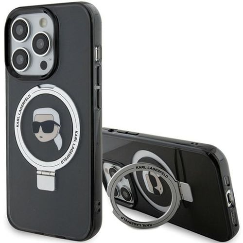 Etui Karl Lagerfeld do iPhone 15 Pro, Czarny, MagSafe na Arena.pl