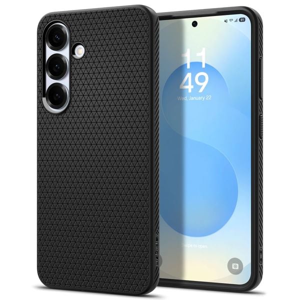 SPIGEN LIQUID AIR GALAXY S25 MATTE BLACK zdjęcie 1
