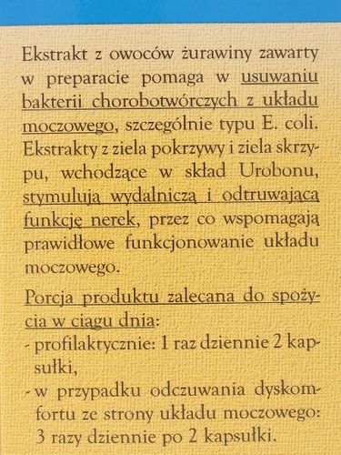 Urobon - Bonimed - 60kaps na Arena.pl