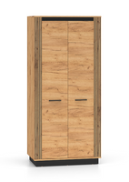 Szafa 2- Drzwiowa 2D 92 cm Craft Złoty + Czarny URNI ML