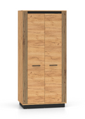Szafa 2- Drzwiowa 2D 92 cm Craft Złoty + Czarny URNI ML