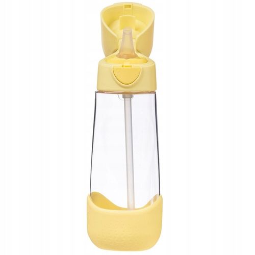 B.BOX BUTELKA TRITANOWA ZE SŁOMKĄ ŻÓŁTA LEMOT TWIST 600 ML DLA DZIECI 3+ na Arena.pl