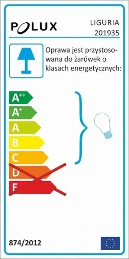 SANICO LIGURIA E27 Kinkiet prosty do dołu czarny zdjęcie 2