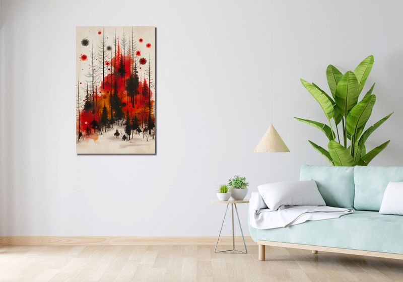 Obraz 60x100cm Światło w Mroku zdjęcie 2