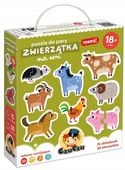 Puzzle do pary Zwierzątka na wsi Czuczu 18m+