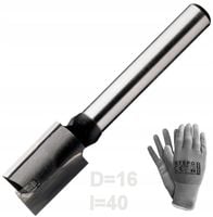 CMT FREZ PROSTY WIERCĄCY HM D=16 I=40 L=90 S=8