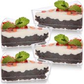 4x Kubki Pucharki Pojemniki na Desery Przekąski Przystawki do Deserów 160ml