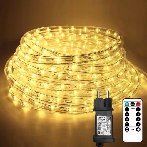 WĄŻ LED ŚWIETLNY 10 METRÓW 100 LED CIEPŁA BARWA TIMER na Arena.pl