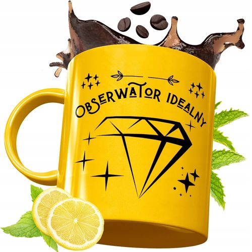 Złoty Kubek Premium Dla Obserwatora Prezent Z Nadrukiem Ze Zdjęciem na Arena.pl