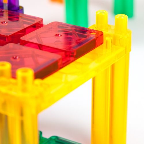 Tor magnetyczny samochodowy Picasso Tiles klocki magnetyczne 50 el duży na Arena.pl