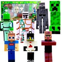 MINECRAFT - ZESTAW FIGUREK 18w1 FIGURKI Z GRY + AKCESORIA DUŻY ZESTAW 18w1