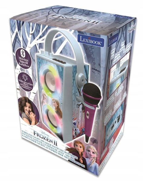 Kraina Lodu 2 Głośnik Karaoke LED Mic Bluetooth zdjęcie 6
