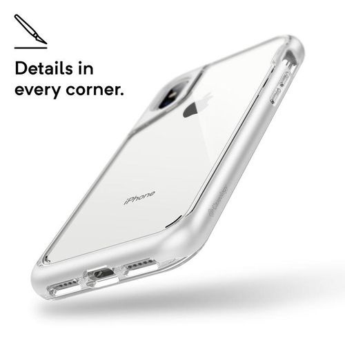 Caseology Skyfall Case - Etui iPhone Xs / X (White) na Arena.pl